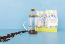Load image into Gallery viewer, Empower Olivewood French Press &amp; Coffee Bundle