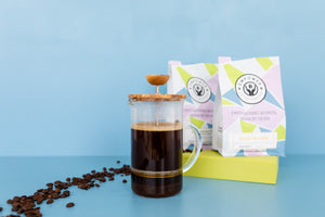 Empower Olivewood French Press & Coffee Bundle